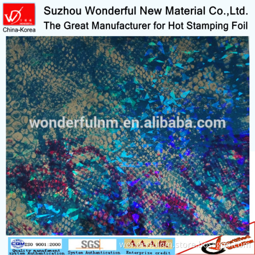 Hot stamping foil for fabric